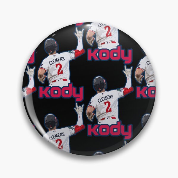 Item preview, Kody Clemens Back View Baseball Artwork with Jersey Number 2 Typography Design designed and sold by Zigmak.