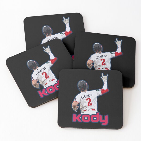 Item preview, Kody Clemens Back View Baseball Artwork with Jersey Number 2 Typography Design designed and sold by Zigmak.