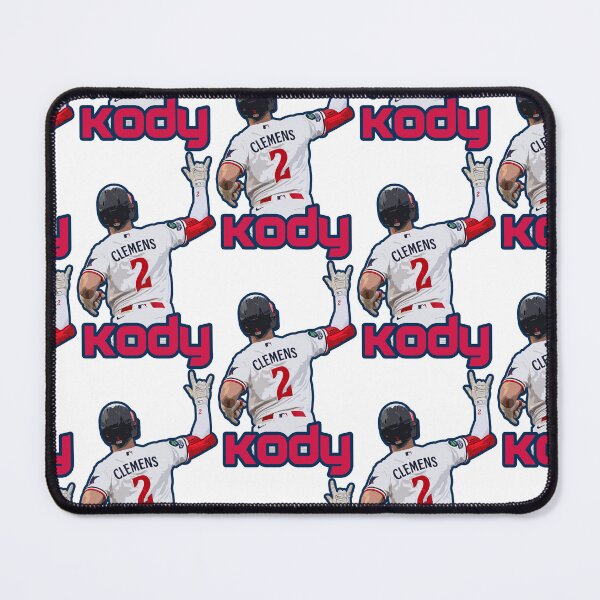 Item preview, Kody Clemens Back View Baseball Artwork with Jersey Number 2 Typography Design designed and sold by Zigmak.