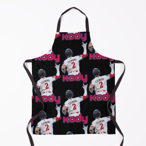 Item preview, Kody Clemens Back View Baseball Artwork with Jersey Number 2 Typography Design designed and sold by Zigmak.