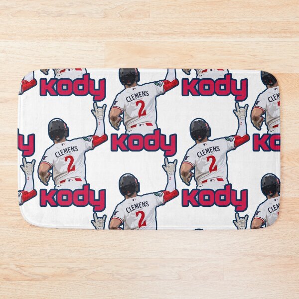 Item preview, Kody Clemens Back View Baseball Artwork with Jersey Number 2 Typography Design designed and sold by Zigmak.