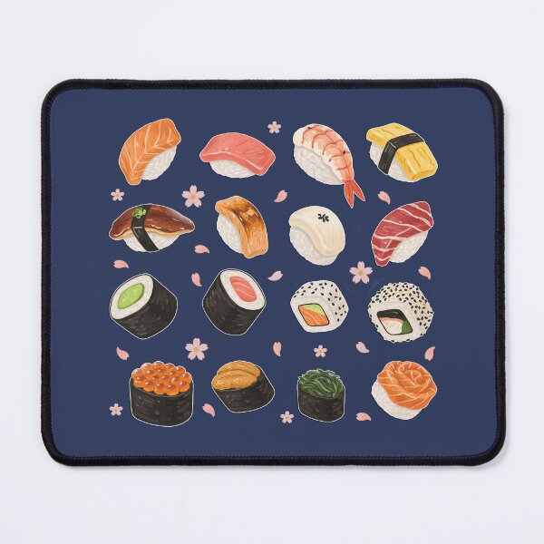 Item preview, Watercolor Sushi Collection | Cute Japanese Food Illustration designed and sold by Verycutethings.