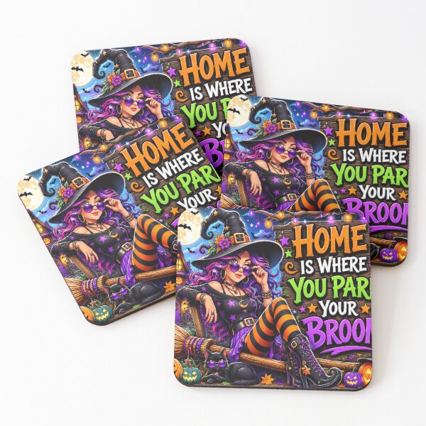 Item preview, Witch Home Is Where You Park Your Broom designed and sold by DazzleKitty.