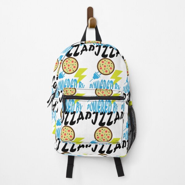 Item preview, Powered By Pizza Funny Colorful Pizza Design designed and sold by ANJ Creative Designs.