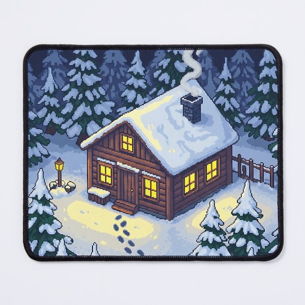 Item preview, Cozy Snowy Cabin designed and sold by Michaelragheb.