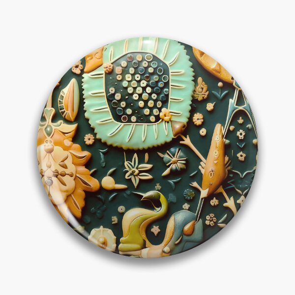 Item preview, Safavid Kerman Vase Carpet Fragment  designed and sold by Vicky Brago-Mitchell®.