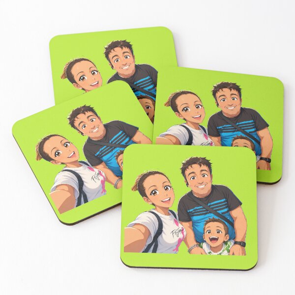 Item preview, Happy Family Selfie Cartoon designed and sold by Utopian-Magic.