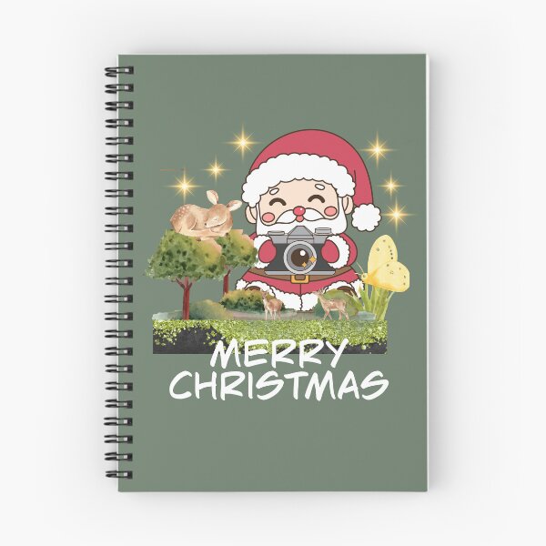 Item preview, Cute Santa taking photos in starry field christmas design. designed and sold by SarahLuguii.