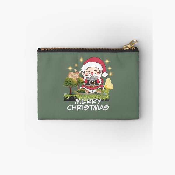 Item preview, Cute Santa taking photos in starry field christmas design. designed and sold by SarahLuguii.