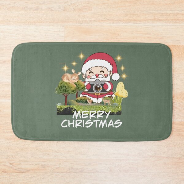 Item preview, Cute Santa taking photos in starry field christmas design. designed and sold by SarahLuguii.