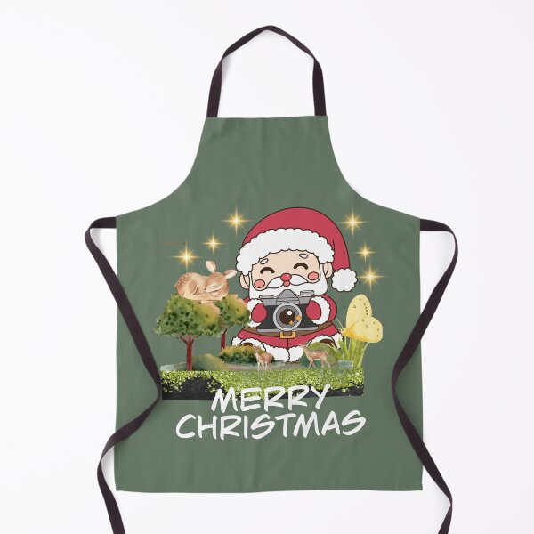 Item preview, Cute Santa taking photos in starry field christmas design. designed and sold by SarahLuguii.