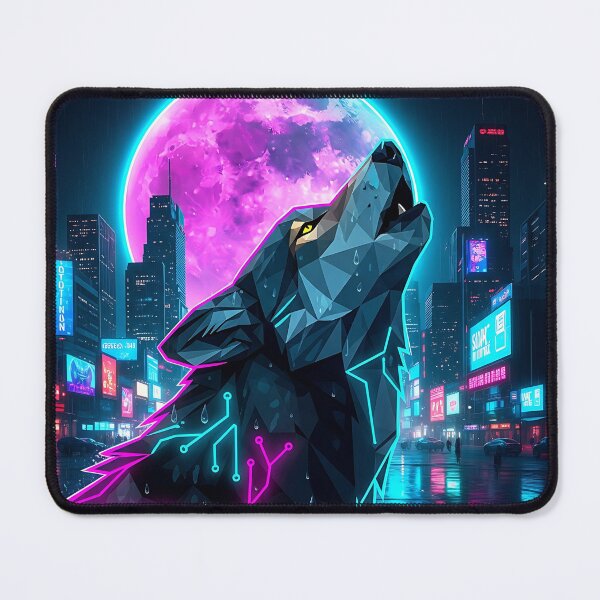 Item preview, Low-Poly Cyberpunk Wolf Howling designed and sold by Michaelragheb.