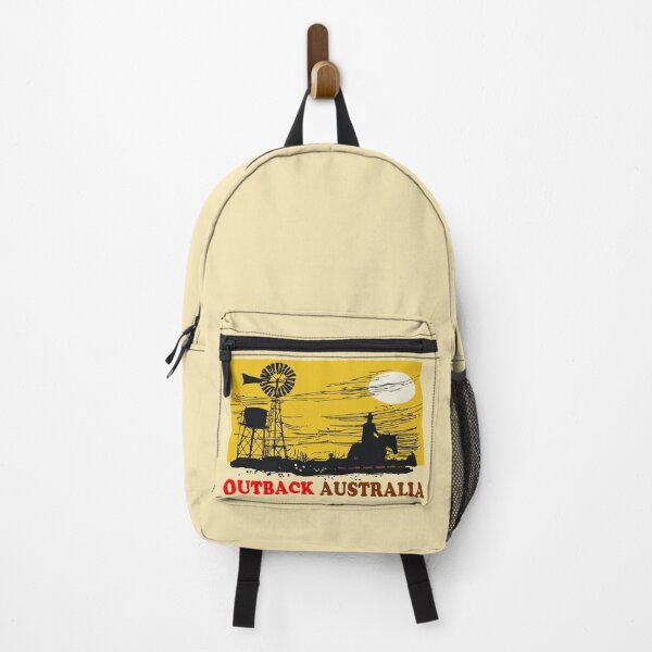 Item preview, Australian Outback silhouette stockman and windmill designed and sold by Al Benge.