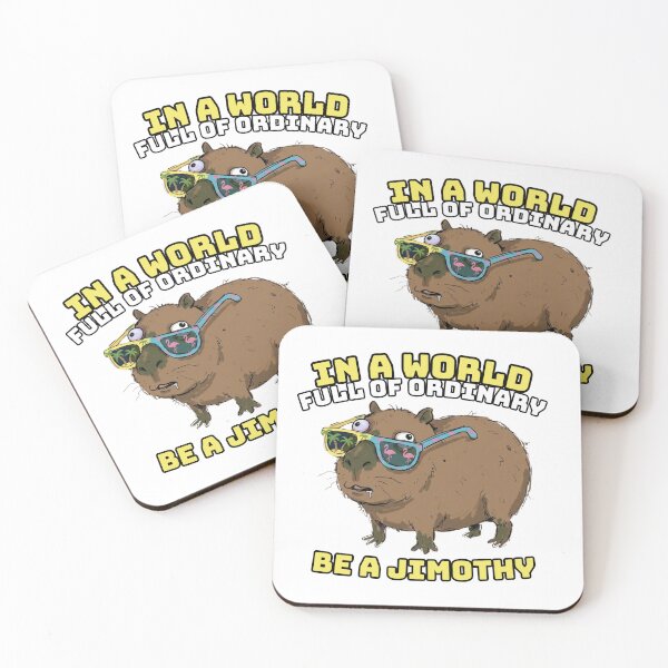Item preview, In A World Full Of Ordinary Be A Jimothy Capybara designed and sold by LeSoniPapaPrint.