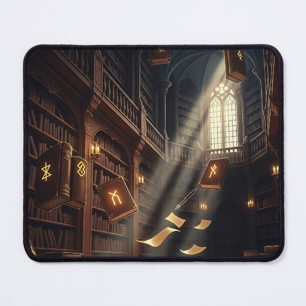 Item preview, Enchanted Flying Books Library designed and sold by Michaelragheb.