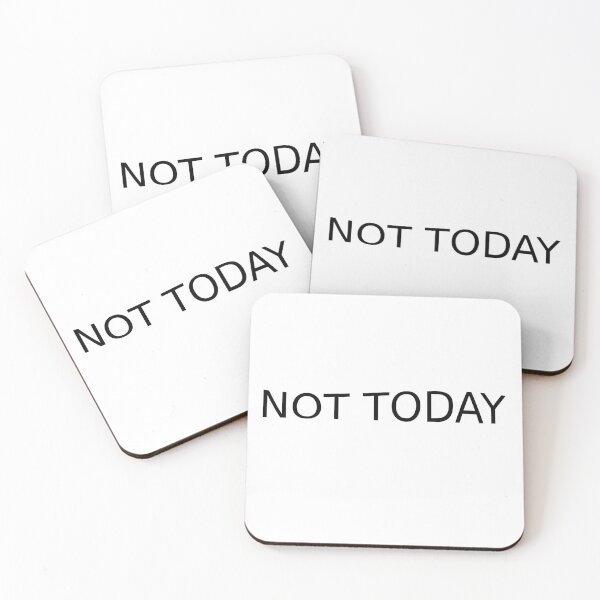 Item preview, Not Today Retro Wavy T-Shirt designed and sold by LevyTees172.