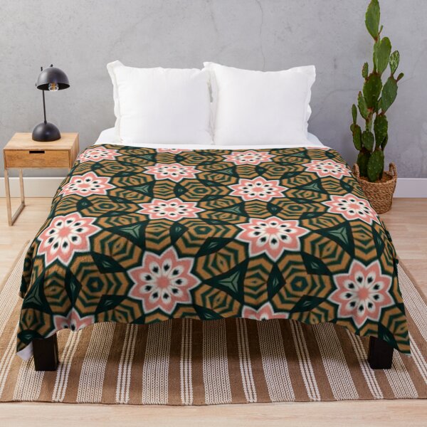 Item preview, Art Deco Pomegranate Seeds Pattern designed and sold by Shy Fractal Designs.