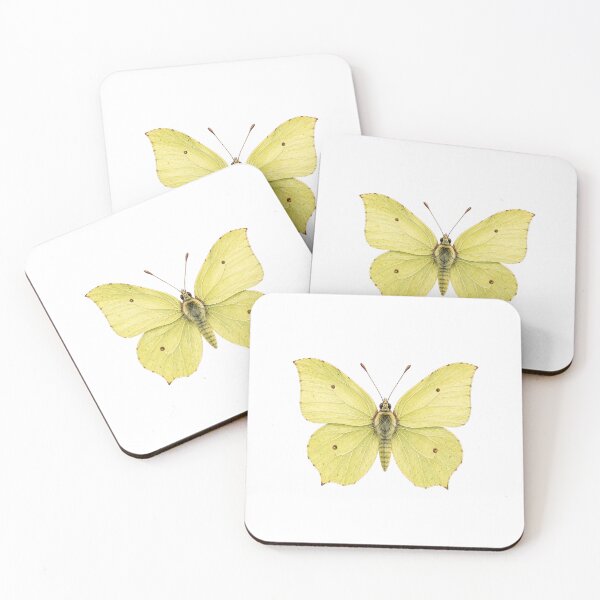 Item preview, Vintage Watercolor Brimstone Butterfly | Botanical Butterfly Illustration designed and sold by Ethereal-Rain.