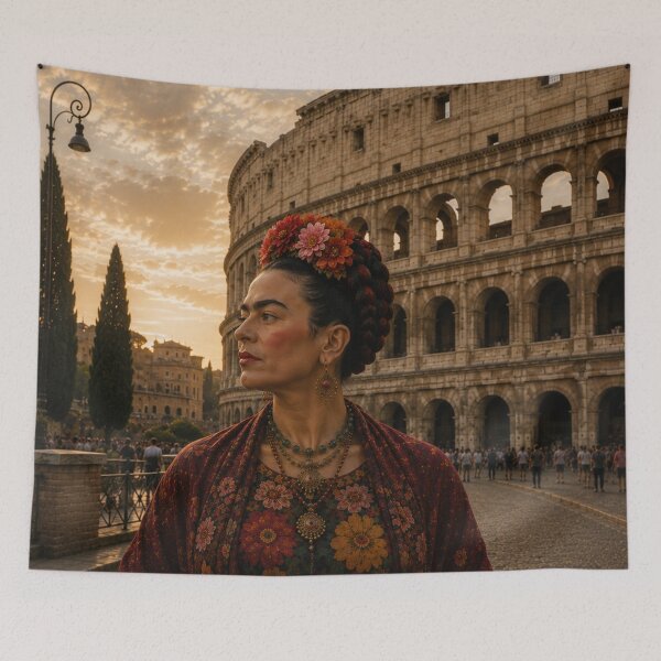 Item preview, Frida Kahlo Coliseo Romano designed and sold by Muycote.