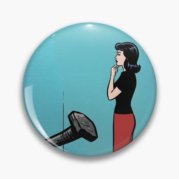 Item preview, Nothing Hangs Here Minimalist Art Poster designed and sold by DuckOddity.