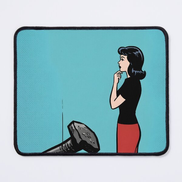 Item preview, Nothing Hangs Here Minimalist Art Poster designed and sold by DuckOddity.