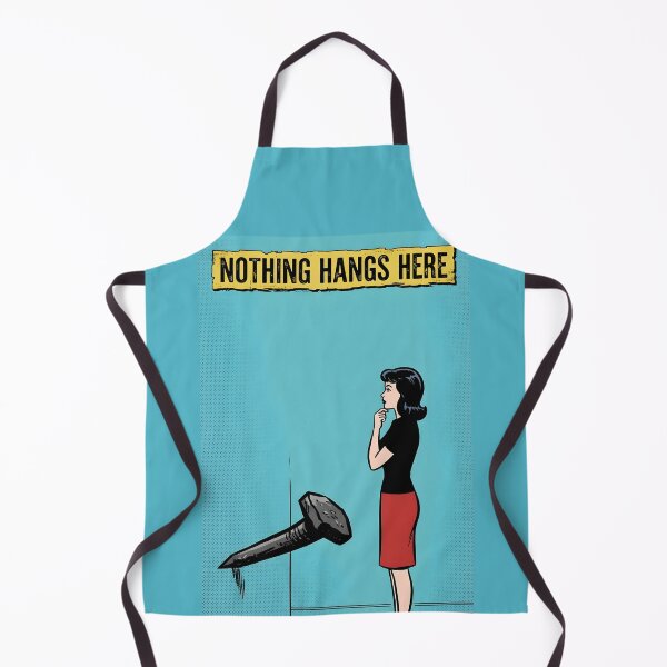 Item preview, Nothing Hangs Here Minimalist Art Poster designed and sold by DuckOddity.