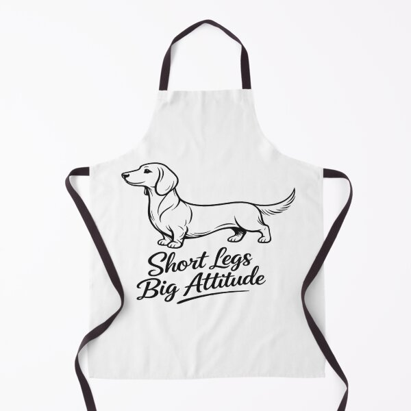 Item preview, Short Legs Big Attitude | Dachshund Line Art designed and sold by Tee Visions.
