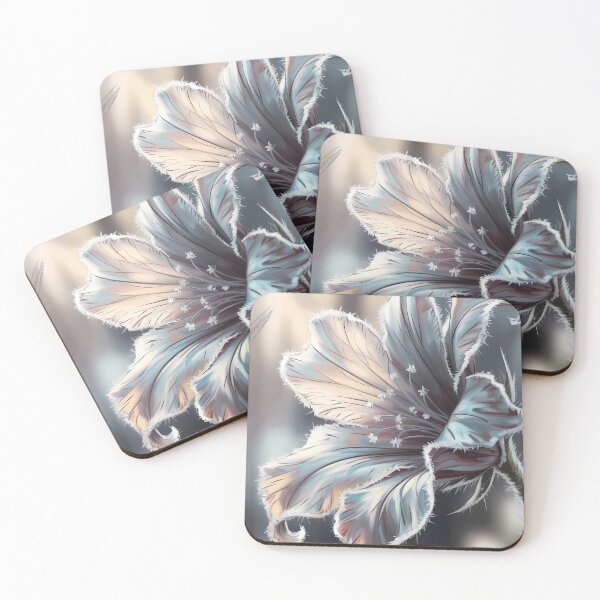 Item preview, Frosted Lily Flower Ethereal Oil Painting designed and sold by SellingWSarah17.