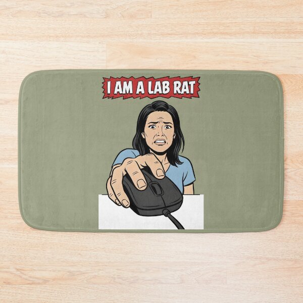 Item preview, I Am A Lab Rat Minimalist Comic Poster designed and sold by DuckOddity.
