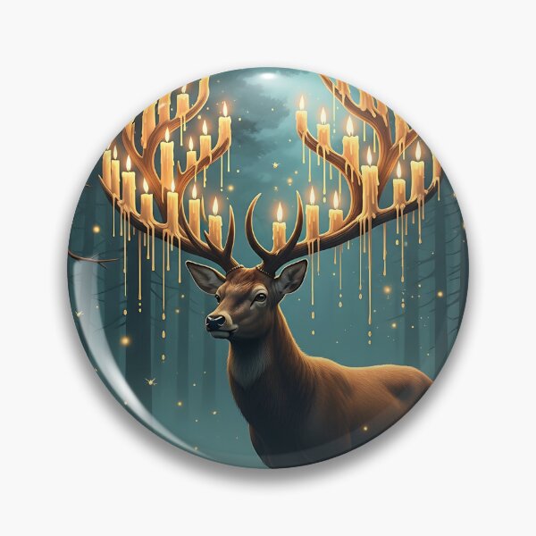 Item preview, Deer with Glowing Candle Antlers designed and sold by Michaelragheb.
