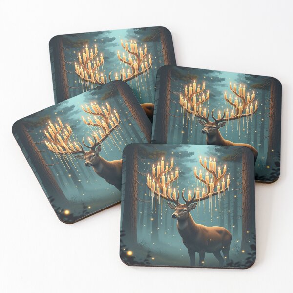 Item preview, Deer with Glowing Candle Antlers designed and sold by Michaelragheb.