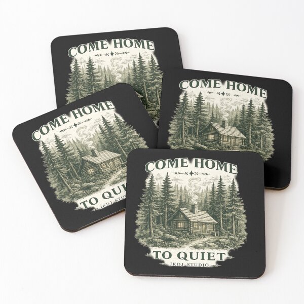Item preview, Vintage Forest Cabin Nature Art designed and sold by JKDJ.