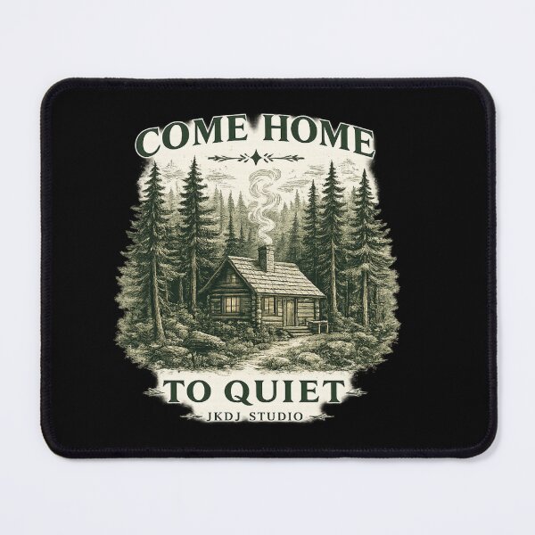 Item preview, Vintage Forest Cabin Nature Art designed and sold by JKDJ.
