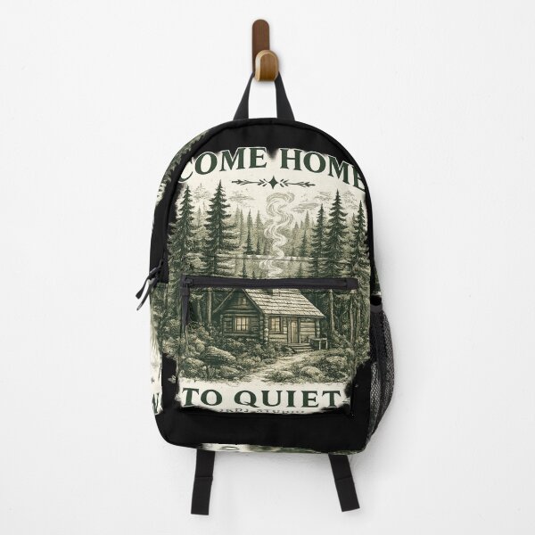 Item preview, Vintage Forest Cabin Nature Art designed and sold by JKDJ.