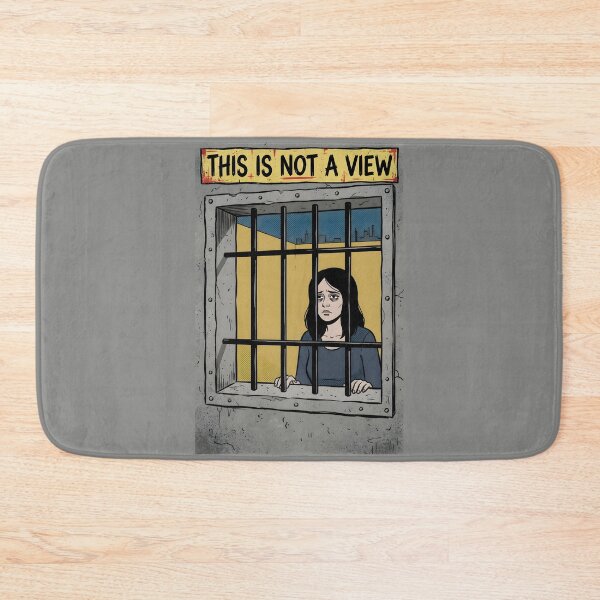 Item preview, This Is Not A View Dark Comic Poster designed and sold by DuckOddity.