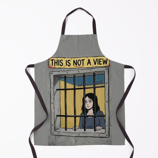 Item preview, This Is Not A View Dark Comic Poster designed and sold by DuckOddity.