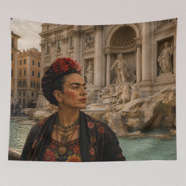 Item preview, Frida Kahlo Fontana di trevi designed and sold by Muycote.