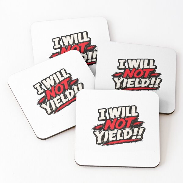 Item preview, I will not Yield designed and sold by DoodleBound.