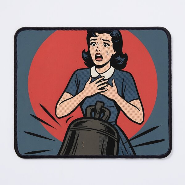 Item preview, The Bell Tolls For Me Dark Humor Poster designed and sold by DuckOddity.