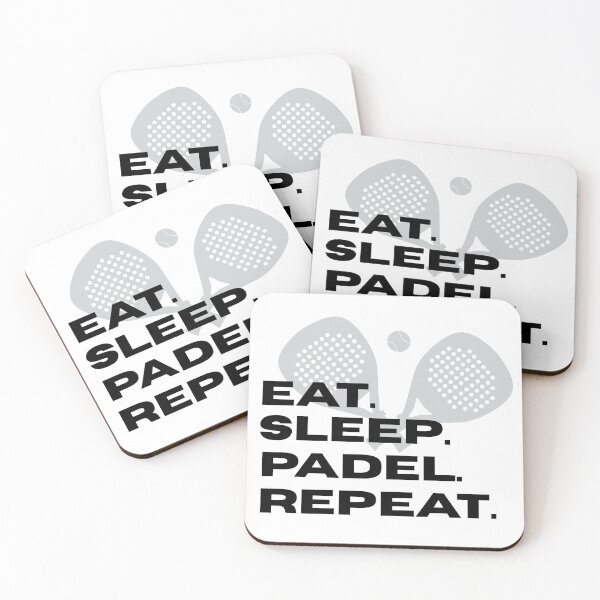 Item preview, Eat Sleep Padel Repeat | Funny Padel Player Design designed and sold by Doozie designs.