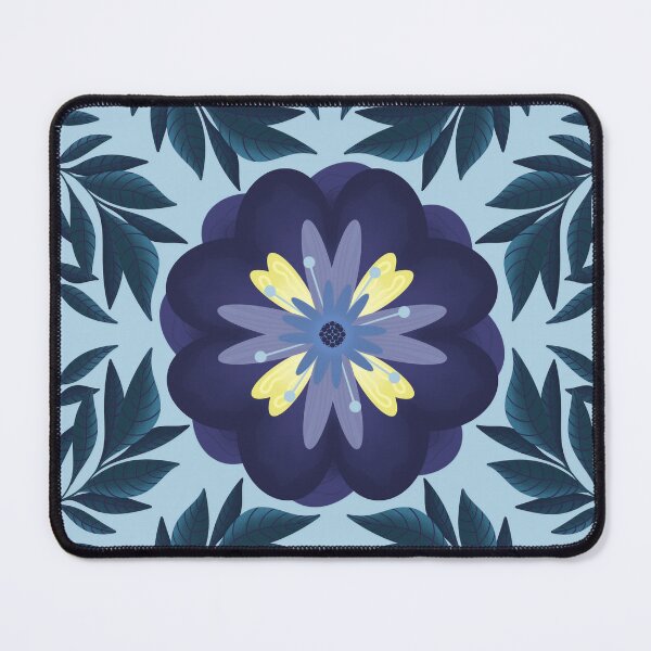 Item preview, Blue Bohemian Flower Pattern designed and sold by kaitlynlingo.