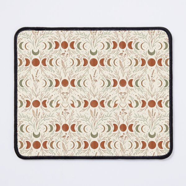 Item preview, Terracotta Botanical Lunar Mandala designed and sold by SolangeCelestial.