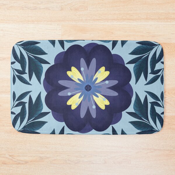 Item preview, Blue Bohemian Flower Pattern designed and sold by kaitlynlingo.