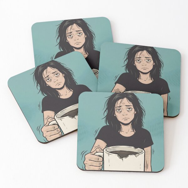 Item preview, My Life Is Chipped Minimalist Comic Poster designed and sold by DuckOddity.