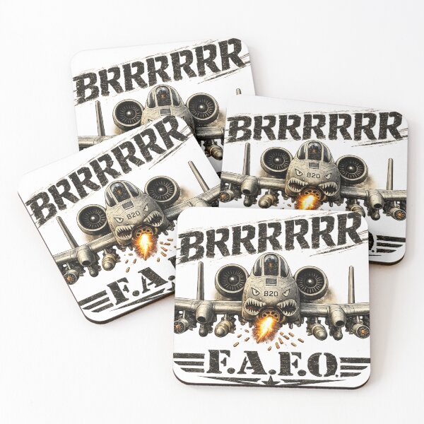 Item preview, BRRRRRR F.A.F.O A-10 Warthog Attack designed and sold by ViralByDesign.