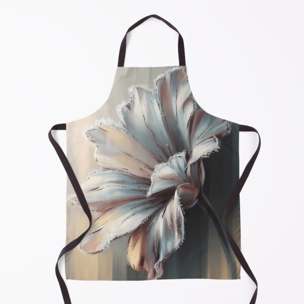 Item preview, Frost-Kissed Flower Petals Ethereal Oil Painting designed and sold by SellingWSarah17.