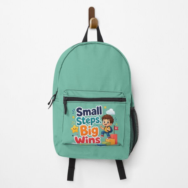 Item preview, Small Steps, Big Wins – Cute Motivational Cartoon Design designed and sold by HoMya.