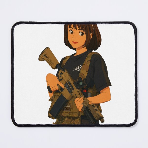Item preview, Anime Tactical Operator Girl | Modern Military Fan Art | Classic Western Animation Style designed and sold by Hollow Moon Studios..