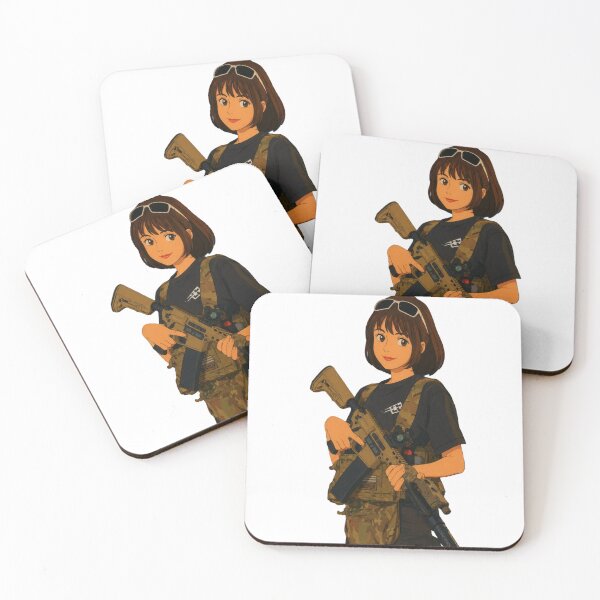Item preview, Anime Tactical Operator Girl | Modern Military Fan Art | Classic Western Animation Style designed and sold by  Hollow Moon Studios..