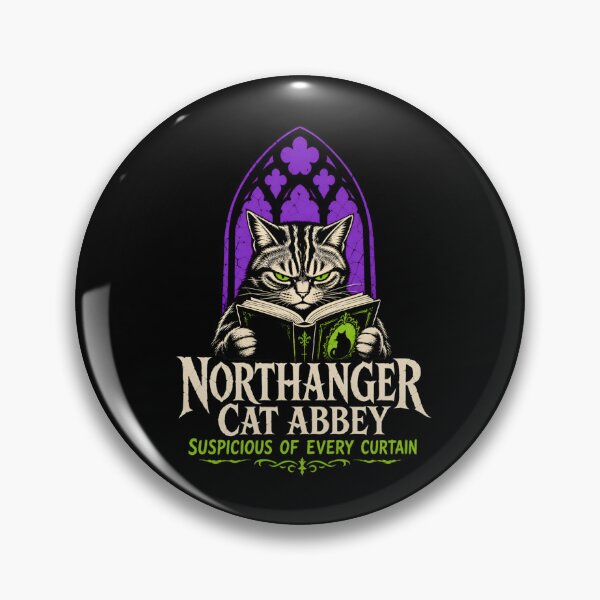 Item preview, Jane Austen Halloween: Northanger Cat Abbey designed and sold by Fenay Designs.